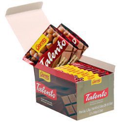 Tablete Talento Avelãs 100g c/ 12 unid. - Garoto